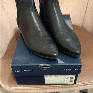 Cole Haan Black Ankle Boots